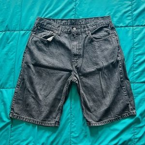 Black 469 Levi's Denim Shorts
